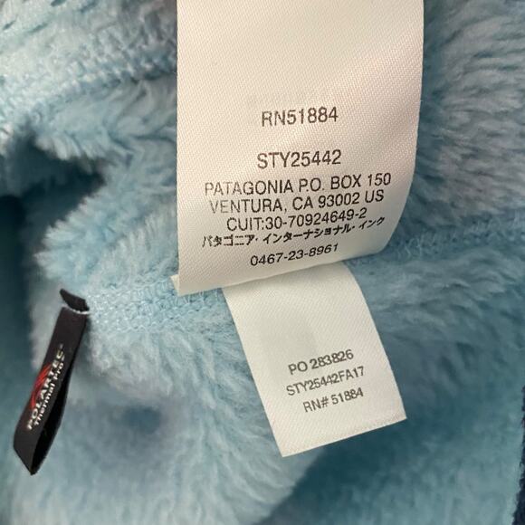Patagonia Re-Tool Snap-T Polartec Pullover Tubular Blue X-Dye Size M - Picture 9 of 11